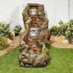 Stylish Fountains Bustling Waters Including LED Lights -Garden Sales 12814089 1844957312425579