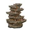 Stylish Fountain Red Rock Springs Water Feature With LEDs 1 Stylish Fountain Red Rock Springs Water Feature With LEDs -Garden Sales 13846066 8464962027767583