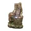 Stylish Fountain Playful Otters Water Feature With LEDs -Garden Sales 13846072 1804962027658425