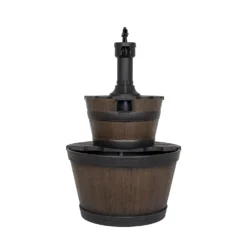 Stylish Fountain Whiskey Barrels Garden Water Feature 21 Stylish Fountain Whiskey Barrels Garden Water Feature -Garden Sales 13944159 1945005845191088