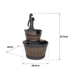 Stylish Fountain Whiskey Barrels Garden Water Feature 20 Stylish Fountain Whiskey Barrels Garden Water Feature -Garden Sales 13944159 4655005845151116