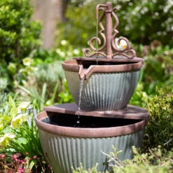 Stylish Fountain Irondale Pours Water Feature -Garden Sales 14519355 1085050878502974