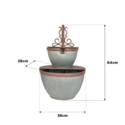 Stylish Fountain Irondale Pours Water Feature -Garden Sales 14519355 2655050878805377